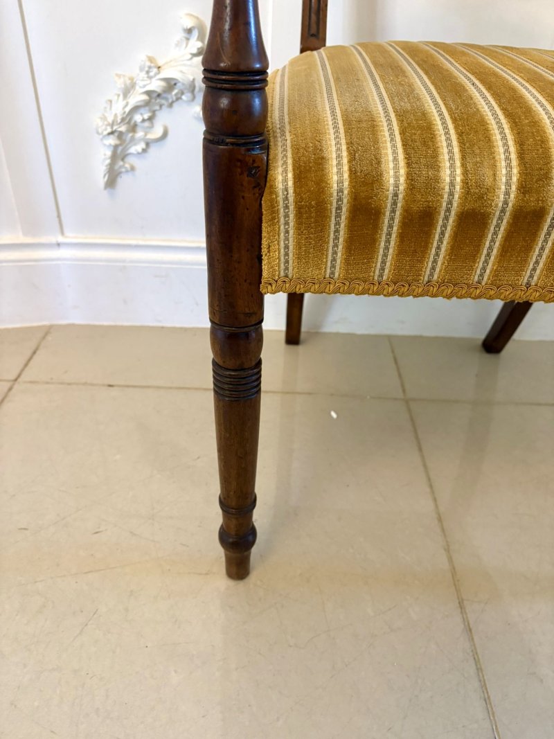 Pair of Antique George III Quality Mahogany Desks Chairs - Image 18